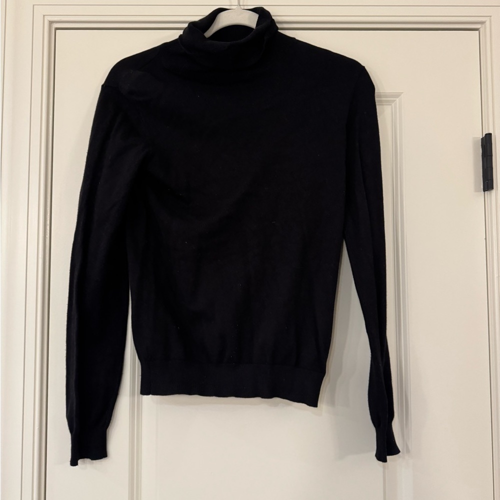Black Turtleneck Sweater